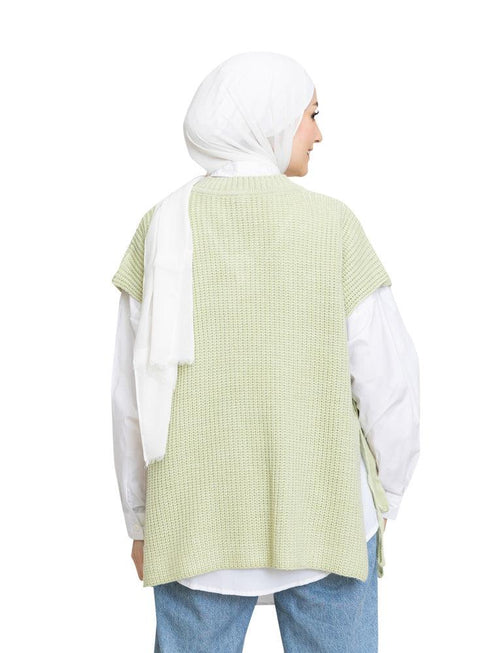 Opal Cut Belt Pullover - Khotwh